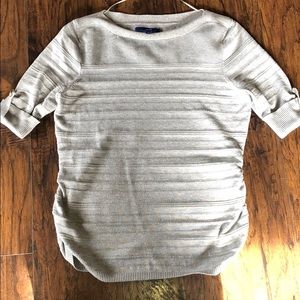 Grey 3/4 sleeve sweater